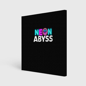 Холст квадратный с принтом Neon Abyss в Петрозаводске, 100% ПВХ |  | abyss | game | neon | абис | аид | бездна | игра | мрачный отряд | неон эбесс | эбис