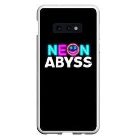 Чехол для Samsung S10E с принтом Neon Abyss в Петрозаводске, Силикон | Область печати: задняя сторона чехла, без боковых панелей | Тематика изображения на принте: abyss | game | neon | абис | аид | бездна | игра | мрачный отряд | неон эбесс | эбис