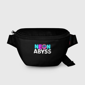 Поясная сумка 3D с принтом Neon Abyss в Петрозаводске, 100% полиэстер | плотная ткань, ремень с регулируемой длиной, внутри несколько карманов для мелочей, основное отделение и карман с обратной стороны сумки застегиваются на молнию | abyss | game | neon | абис | аид | бездна | игра | мрачный отряд | неон эбесс | эбис