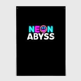 Постер с принтом Neon Abyss в Петрозаводске, 100% бумага
 | бумага, плотность 150 мг. Матовая, но за счет высокого коэффициента гладкости имеет небольшой блеск и дает на свету блики, но в отличии от глянцевой бумаги не покрыта лаком | abyss | game | neon | абис | аид | бездна | игра | мрачный отряд | неон эбесс | эбис