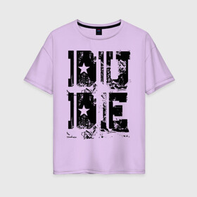 Женская футболка хлопок Oversize с принтом Dude в Петрозаводске, 100% хлопок | свободный крой, круглый ворот, спущенный рукав, длина до линии бедер
 | big lebowski | dude | hype | большой лебовски | хайп | чувак