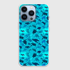 Чехол для iPhone 13 Pro с принтом Черепашки в Петрозаводске,  |  | животные | море | морская | морские | черепаха | черепахи | черепашка | черепашки