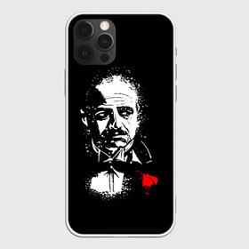 Чехол для iPhone 12 Pro с принтом The Godfather / Крестный отец в Петрозаводске, силикон | область печати: задняя сторона чехла, без боковых панелей | corleone | gotfather | the godfather | vito andolini corleone | дон вито корлеоне | карлеоне | крестный отец | мафия | старые фильмы | татталья