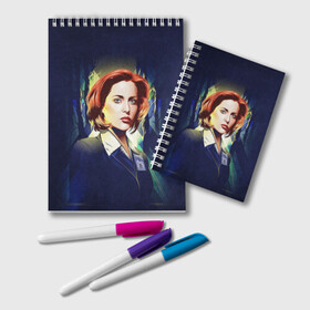 Блокнот с принтом Dana Scully в Петрозаводске, 100% бумага | 48 листов, плотность листов — 60 г/м2, плотность картонной обложки — 250 г/м2. Листы скреплены удобной пружинной спиралью. Цвет линий — светло-серый
 | Тематика изображения на принте: dana | dana scully | fbi | fox | fox mulder | i want to believe | mulder | scully | the truth is out there | the x files | trust no one | x file | xfile | дана | дана скалли | малдер | секретные материалы | скалли | фбр | фокс | фокс малдер | х файл | хфа