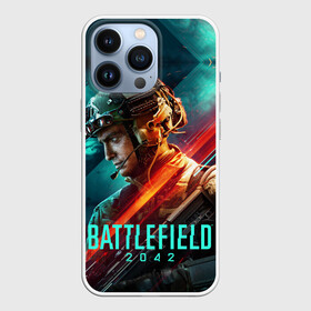 Чехол для iPhone 13 Pro с принтом Battlefield 2042 Soldier в Петрозаводске,  |  | action | battlefield 2042 | ea | future | nextgen | origin | pc | playstation | ps 5 | robot | sony | steam | valve | video games | war | weapon | xbox | батлфилд 2042 | будущее | валв | война | еа | игры | иксбокс | лого | некстген | ориджин | о