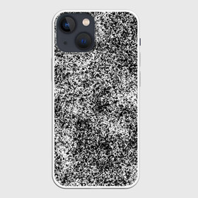 Чехол для iPhone 13 mini с принтом Small scale camouflage в Петрозаводске,  |  | абстракция | грязь | камуфляж | пятна | черно белый