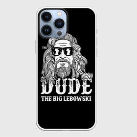 Чехол для iPhone 13 Pro Max с принтом Dude the Big Lebowski в Петрозаводске,  |  | Тематика изображения на принте: dude | jeff bridges | the big lebowski | блики | большой лебовский | джефф бриджес | молния | фильм | чувак