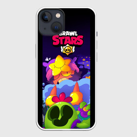 Чехол для iPhone 13 с принтом Сенди Спайк бравл в Петрозаводске,  |  | android | brawl | brawl stars | clash | game | squeak | stars | андроид | игра | мобильные игры | скуик