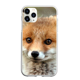Чехол для iPhone 11 Pro Max матовый с принтом Миленький лисенок в Петрозаводске, Силикон |  | fox | foxy | животное | звери | лиса | лисенок | лисичка | милая | рыжая | фокс