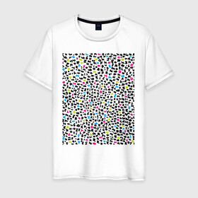 Мужская футболка хлопок с принтом Символы в Петрозаводске, 100% хлопок | прямой крой, круглый вырез горловины, длина до линии бедер, слегка спущенное плечо. | буква | графика | изображение | символ | цифра