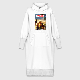 Платье удлиненное хлопок с принтом FARCRY TROPIC 3 в Петрозаводске,  |  | farcry | fc 5 | fc5 | фар край