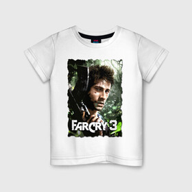 Детская футболка хлопок с принтом Farcry3 в Петрозаводске, 100% хлопок | круглый вырез горловины, полуприлегающий силуэт, длина до линии бедер | farcry | fc 5 | fc5 | фар край