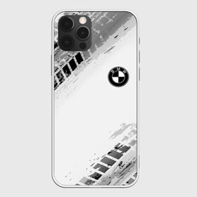 Чехол для iPhone 12 Pro с принтом BMW ПРОТЕКТОР ШИН в Петрозаводске, силикон | область печати: задняя сторона чехла, без боковых панелей | bmw | tegunvteg | авто | автомобиль | бмв | логотип | марка | машина | модель | протектор | следы | шины