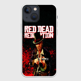 Чехол для iPhone 13 mini с принтом Red Dead Redemption Bandit в Петрозаводске,  |  | game | red dead | red dead redemption 2 | redemption 2 | rockstar games | бандиты | дикий запад | игры | ковбои | оружие