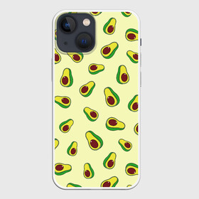 Чехол для iPhone 13 mini с принтом Авокадо   Avocado в Петрозаводске,  |  | avocado | casual | exotic | fashion | food | pattern | summer | tropical | авокадо | авокадо паттерн | вкусняшки | еда | жара | лето | мексика | овощи | острова | отпуск | плоды | повседневные | растения | сладкий | спелый | тропики