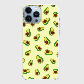 Чехол для iPhone 13 Pro Max с принтом Авокадо   Avocado в Петрозаводске,  |  | avocado | casual | exotic | fashion | food | pattern | summer | tropical | авокадо | авокадо паттерн | вкусняшки | еда | жара | лето | мексика | овощи | острова | отпуск | плоды | повседневные | растения | сладкий | спелый | тропики