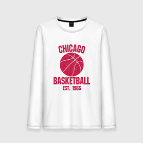 Мужской лонгслив хлопок с принтом Chicago Basketball в Петрозаводске, 100% хлопок |  | basketball | bulls | chicago | game | jordan | nba | sport | streetball | баскетбол | баскетболист | джордан | игра | игрок | мяч | нба | спорт | стритбол | тренер | чикаго