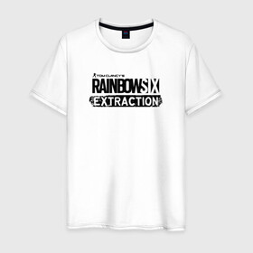 Мужская футболка хлопок с принтом Rainbow Six Extraction Радуга 6 Эвакуация в Петрозаводске, 100% хлопок | прямой крой, круглый вырез горловины, длина до линии бедер, слегка спущенное плечо. | battlefield | call | clancy | cod | counter | csgo | duty | extraction | ghost | rainbow | rainbowsix | recon | siege | six | strike | tom | war | боец | воин | война | клэнси | ксго | оружие | осада | радуга | рейнбов | рейнбоу | рэйнбоу | солдат | том |