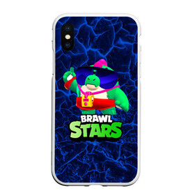 Чехол для iPhone XS Max матовый с принтом Базз Buzz Brawl Stars в Петрозаводске, Силикон | Область печати: задняя сторона чехла, без боковых панелей | brawl | brawl stars | brawlstars | brawl_stars | buz | buzz | баз | базз | бравл | бравлстарс | буз