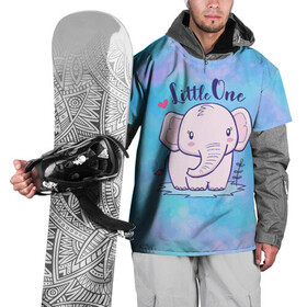 Накидка на куртку 3D с принтом Маленький слоненок в Петрозаводске, 100% полиэстер |  | Тематика изображения на принте: детеныш | милый | ребенок | слон | слоненок | слоник