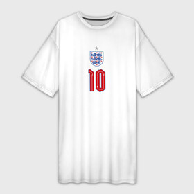 Платье-футболка 3D с принтом Стерлинг форма Англия в Петрозаводске,  |  | 2020 | 2021 | euro | fifa | uefa | аглийская | англичане | англия | евро | рахим | рахим стерлинг | сборная англии | сборной | стерлинг | уефа | фифа | форма | футбол | футбольная