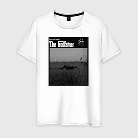 Мужская футболка хлопок с принтом Корлеоне в Петрозаводске, 100% хлопок | прямой крой, круглый вырез горловины, длина до линии бедер, слегка спущенное плечо. | godfather | кино | крестный отец | фильм