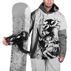 Накидка на куртку 3D с принтом Хяккимару и Дороро в Петрозаводске, 100% полиэстер |  | Тематика изображения на принте: demon | dororo | hyakkimaru | аниме | дайго | дороро | ронин | хяккимару
