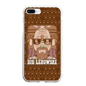 Чехол для iPhone 7Plus/8 Plus матовый с принтом The Big Lebowski в Петрозаводске, Силикон | Область печати: задняя сторона чехла, без боковых панелей | donny | dude | jeff bridges | the big lebowski | walter sobchak | большой лебовский | боулинг | вальтер собчак | джефф бриджес | донни | заяц | кегли | кролик | фильм | чувак