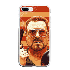 Чехол для iPhone 7Plus/8 Plus матовый с принтом Walter Sobchak в Петрозаводске, Силикон | Область печати: задняя сторона чехла, без боковых панелей | dude | jeff bridges | the big lebowski | walter sobchak | большой лебовский | боулинг | вальтер собчак | джефф бриджес | пистолет | фильм | чувак | шар