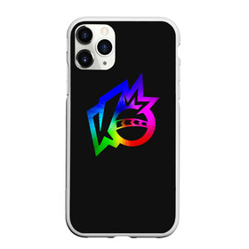 Чехол для iPhone 11 Pro матовый с принтом Knockout city. Rainbow logo в Петрозаводске, Силикон |  | Тематика изображения на принте: a | arts | ball | box | city | dodgeball | e | electronic | game | gradient | knockout | logo | nintendo | playstation | rainbow | switch | technologies | x | а | артс | вышибалы | город | градиент | е | игра | лого | логотип | мяч | нокаут | 