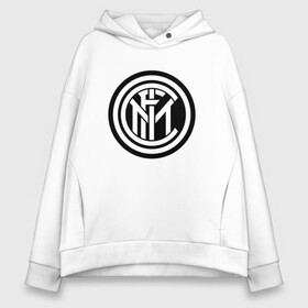 Женское худи Oversize хлопок с принтом INTERNATIONAL | INTER MILAN в Петрозаводске, френч-терри — 70% хлопок, 30% полиэстер. Мягкий теплый начес внутри —100% хлопок | боковые карманы, эластичные манжеты и нижняя кромка, капюшон на магнитной кнопке | icardi | inter | international | italy | milan | world cup | икарди | интер | интернационале | италия | мауро | милан | миланский | футбольная форма | футбольный клуб | чемпионат мира