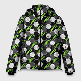 Мужская зимняя куртка 3D с принтом Текстура мяча в Петрозаводске, верх — 100% полиэстер; подкладка — 100% полиэстер; утеплитель — 100% полиэстер | длина ниже бедра, свободный силуэт Оверсайз. Есть воротник-стойка, отстегивающийся капюшон и ветрозащитная планка. 

Боковые карманы с листочкой на кнопках и внутренний карман на молнии. | fifa | football | uefa | болельщики | ворота | вратарь | гол | голкипер | игрок | кубок | лига чемпионов | матч | пенальти | сборная | соревнования | спорт | стадион | турнир | уефа | фанаты | фифа | футбол