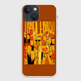 Чехол для iPhone 13 mini с принтом The Big Lebowski в Петрозаводске,  |  | Тематика изображения на принте: art | dude | jeff bridges | the big lebowski | арт | большой лебовский | джефф бриджес | фильм | чувак