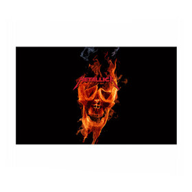 Бумага для упаковки 3D с принтом Metallica Flame в Петрозаводске, пластик и полированная сталь | круглая форма, металлическое крепление в виде кольца | american | james hetfield | kirk hammett | metal band | metallica | music | mystic | rock | американская | джеймс хетфилд | металлика | музыка | рок | скилет | череп