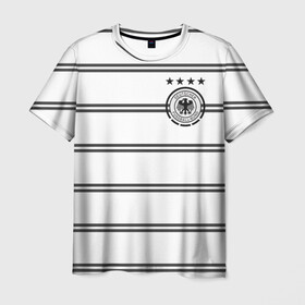 Мужская футболка 3D с принтом Сборная Германии Евро 2020 в Петрозаводске, 100% полиэфир | прямой крой, круглый вырез горловины, длина до линии бедер | Тематика изображения на принте: 4 звезды | germany | германия | евро 2020 | европа | кубок евро | немецкая машина | немцы | сборная германии | футбол | футболисты | футбольная форма