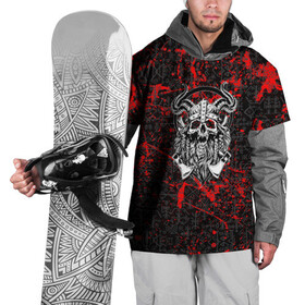 Накидка на куртку 3D с принтом Скандинавские символы в Петрозаводске, 100% полиэстер |  | Тематика изображения на принте: викинги | кельтский | оберег | руны | символы | славянские | узоры
