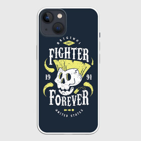 Чехол для iPhone 13 с принтом Fighter forever в Петрозаводске,  |  | fighting | game | games | street fighter | балрог | бланка | вега | зангиев | игра | игры | классика | рю | сагат | стрит файтер | уличный боец | чан ли