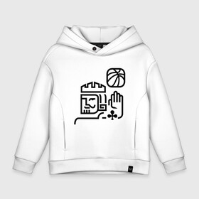 Детское худи Oversize хлопок с принтом Basketball King в Петрозаводске, френч-терри — 70% хлопок, 30% полиэстер. Мягкий теплый начес внутри —100% хлопок | боковые карманы, эластичные манжеты и нижняя кромка, капюшон на магнитной кнопке | basketball | game | king | nba | sport | streetball | баскетбол | баскетболист | игра | игрок | король | мяч | нба | покер | спорт | стритбол | тренер