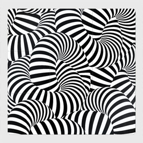Магнитный плакат 3Х3 с принтом Гипнотическая абстракция в Петрозаводске, Полимерный материал с магнитным слоем | 9 деталей размером 9*9 см | Тематика изображения на принте: abstraction | background | hypnosis | hypnotic abstraction | stripes | texture | zebra | абстракция | гипноз | гипнотическая абстракция | зебра | полоски | текстура | фон