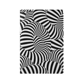 Обложка для паспорта матовая кожа с принтом Гипнотическая абстракция в Петрозаводске, натуральная матовая кожа | размер 19,3 х 13,7 см; прозрачные пластиковые крепления | Тематика изображения на принте: abstraction | background | hypnosis | hypnotic abstraction | stripes | texture | zebra | абстракция | гипноз | гипнотическая абстракция | зебра | полоски | текстура | фон