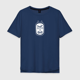 Мужская футболка хлопок Oversize с принтом Злой Коточел в Петрозаводске, 100% хлопок | свободный крой, круглый ворот, “спинка” длиннее передней части | злой | кот | коточел | человек | челокот