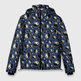 Мужская зимняя куртка 3D с принтом Бильярд 8 в Петрозаводске, верх — 100% полиэстер; подкладка — 100% полиэстер; утеплитель — 100% полиэстер | длина ниже бедра, свободный силуэт Оверсайз. Есть воротник-стойка, отстегивающийся капюшон и ветрозащитная планка. 

Боковые карманы с листочкой на кнопках и внутренний карман на молнии. | a game | balls | billiards | eight | pool | russian billiards | snooker | tournament | бильярд | восьмерка | игра | пул | русский бильярд | снукер | турнир | шары
