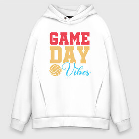 Мужское худи Oversize хлопок с принтом Game Day Vibes в Петрозаводске, френч-терри — 70% хлопок, 30% полиэстер. Мягкий теплый начес внутри —100% хлопок | боковые карманы, эластичные манжеты и нижняя кромка, капюшон на магнитной кнопке | ball | beach | game | sport | volley | volleyball | волейбол | волейболист | волейболистка | гол | игра | игрок | мяч | площадка | пляж | пляжный | победа | сетка | спорт | тренер | чемпион