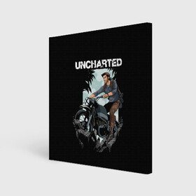 Холст квадратный с принтом Дерзкий Нейтан в Петрозаводске, 100% ПВХ |  | game | games | uncharted | анчартед | дрейк | игра | игры | мото | мотоциклы | натан | нейтан