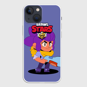 Чехол для iPhone 13 mini с принтом Brawl Stars Шелли в Петрозаводске,  |  | android | brawl | brawl stars | clash | game | squeak | stars | андроид | игра | мобильные игры | скуик