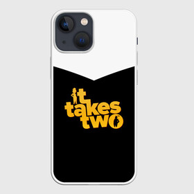 Чехол для iPhone 13 mini с принтом It takes two | Logo (Z) в Петрозаводске,  |  | Тематика изображения на принте: hakim | hazelight studios | it takes two | joy | mei | takes two | для этого нужны двое | коди | компьютерная игра | мей | мэй | нужны двое | радость | хаким