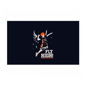 Бумага для упаковки 3D с принтом fly high! Шоё Хината Haikyuu!! в Петрозаводске, пластик и полированная сталь | круглая форма, металлическое крепление в виде кольца | 10 номер | anime | haikyu | haikyuu | hinata shoyo | karasuno | manga | аниме | волейбол | волейбольный клуб | иероглифы | карасуно | лети высоко | лого | манга | надпись | прыжок | старшая школа | хаику | хаикую