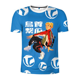 Мужская футболка 3D спортивная с принтом Шоё Хината на стиле Haikyuu!! в Петрозаводске, 100% полиэстер с улучшенными характеристиками | приталенный силуэт, круглая горловина, широкие плечи, сужается к линии бедра | 10 номер | haikyu | haikyuu | hinata shoyo | karasuno | аниме | волейбол | волейбольный клуб | карасуно | коротышка | красный | мальчик мяч | манга | рыжик | старшая школа | хаикую | чиби чан | шоё хината