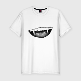 Мужская футболка хлопок Slim с принтом Ковид  в Петрозаводске, 92% хлопок, 8% лайкра | приталенный силуэт, круглый вырез ворота, длина до линии бедра, короткий рукав | индийский | клыки | ковид | оскал | улыбка | штамм