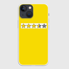 Чехол для iPhone 13 mini с принтом Криминал в Петрозаводске,  |  | гта | желтый | звезды | игра. | минимализм